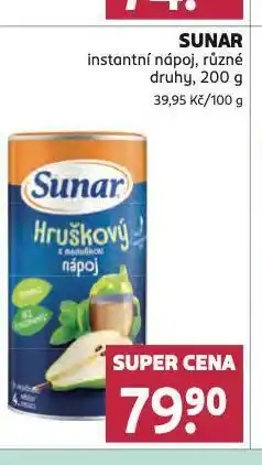 Rossmann Sunar instantní nápoj nabídka