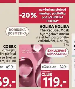 Rossmann Holika holika hydrogelová maska nabídka