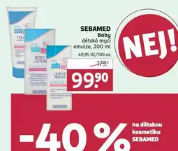 Rossmann Sebamed dětský mycí emulze nabídka