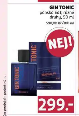 Rossmann Gin tonic pánská edt nabídka