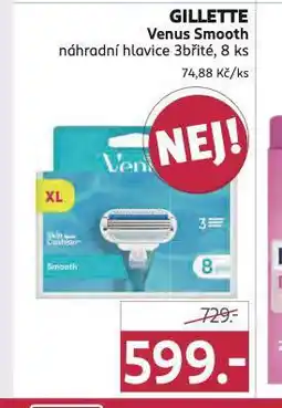 Rossmann Gillette náhradní hlavice nabídka