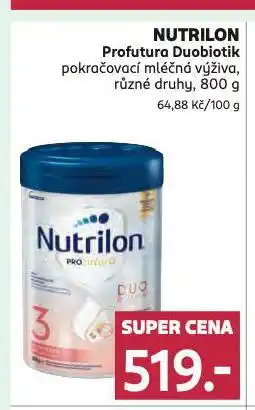 Rossmann Nutrilon kojenecká výživa nabídka