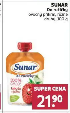 Rossmann Sunar ovocný příkrm nabídka