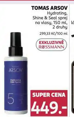 Rossmann Tomas arsov sprej na vlasy nabídka