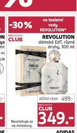 Rossmann Revolution dámská edt nabídka
