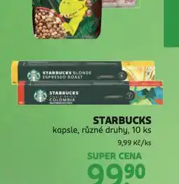 Rossmann Starbucks kávové kapsle nabídka