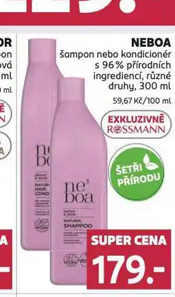 Rossmann Neboa kondicionér nabídka