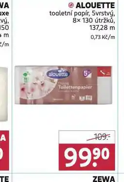 Rossmann Alouette toaletní papír nabídka