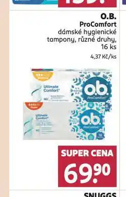 Rossmann O.b. tampony nabídka