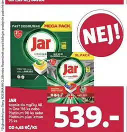 Rossmann Jar kapsle do myčky nabídka