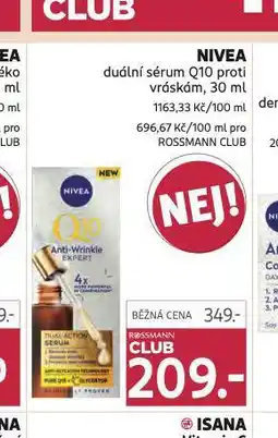 Rossmann Nivea sérum proti vráskám nabídka