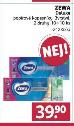 Rossmann Zewa papírové kapesníky nabídka