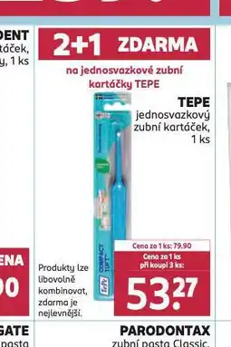 Rossmann Tepe zubní kartáček nabídka