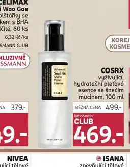 Rossmann Cosrx vyživující esence nabídka