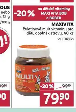 Rossmann Maxivita želatinové multivitaminy nabídka