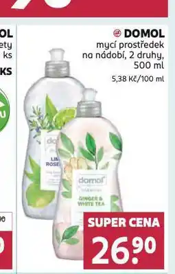 Rossmann Domol mycí prostředek na nádobí nabídka