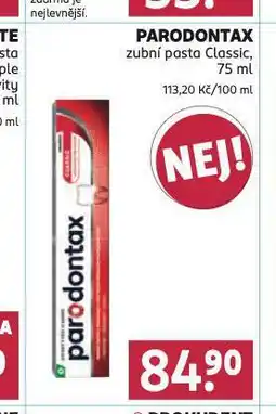 Rossmann Parodontax zubní pasta nabídka
