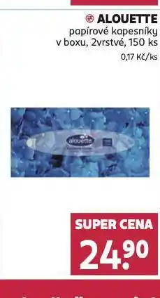 Rossmann Alouette papírové kapesníky nabídka