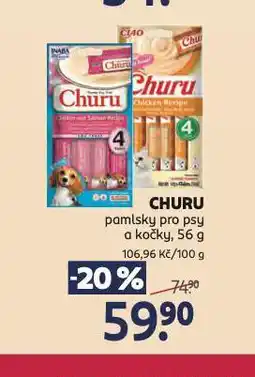 Rossmann Churu pamlsku pro psy nabídka