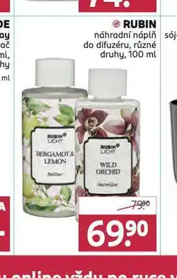 Rossmann Rubin náhradní náplň do difuzéru nabídka