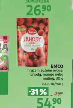 Rossmann Emco ovoce sušené mrazem nabídka