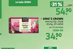 Rossmann King's crown ovocný čaj nabídka