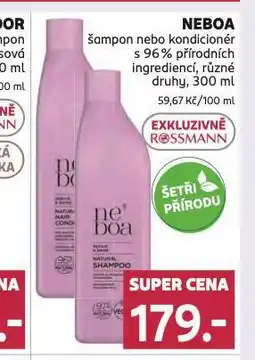 Rossmann Neboa šampon nabídka