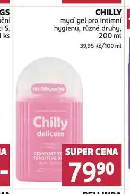 Rossmann Chilly gel pro intimní hygienu nabídka