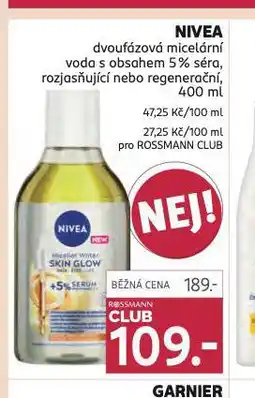 Rossmann Nivea micelární voda nabídka