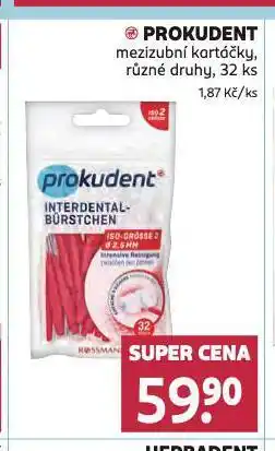 Rossmann Prokudent mezizubní kartáčky nabídka