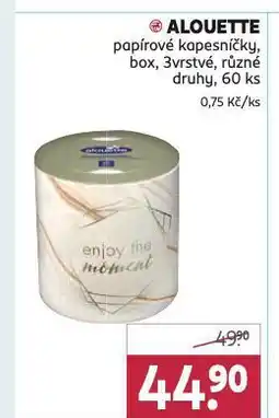 Rossmann Alouette papírové kapesníčky nabídka