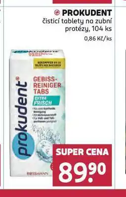 Rossmann Prokudent čisticí tablety na zubní protézy nabídka