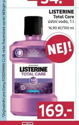 Rossmann Listerine ústní voda nabídka
