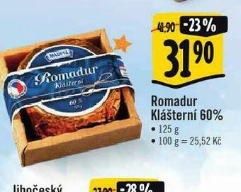 Albert Romadur klášterní 60% nabídka