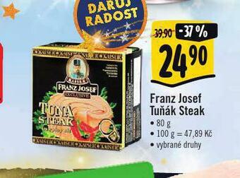Albert Franz josef tuňák steak nabídka