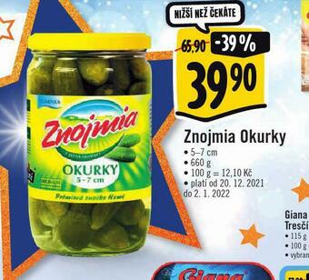 Albert Znojmia okurky nabídka