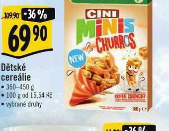 Albert Dětské cereálie nabídka