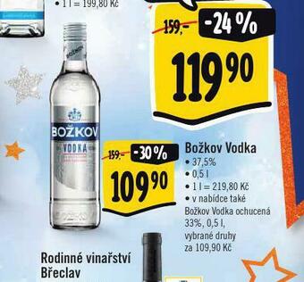 Albert Božkov vodka nabídka