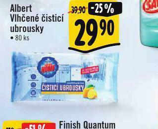Albert Albert vlhčené čistící ubrousky nabídka