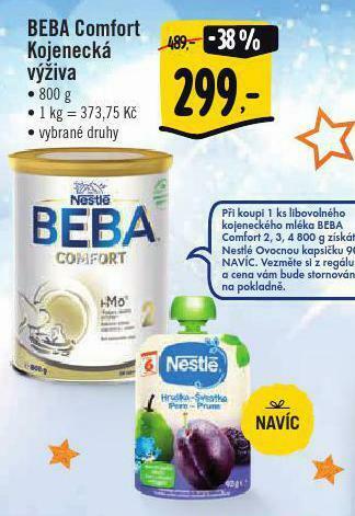 Albert Beba comfort kojenecká výživa nabídka