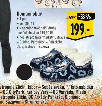 Albert Domácí obuv nabídka