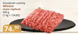 Potraviny CZ Kostelecké uzeniny Mělněné maso vepřové nabídka