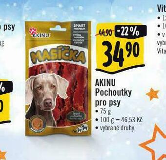 Albert Akinu pohcoutky pro psy nabídka
