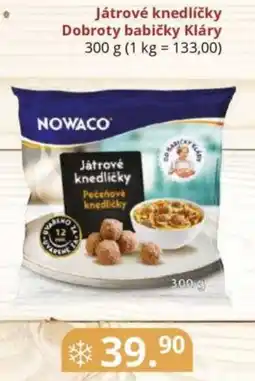 Potraviny CZ Játrové knedlíčky Dobroty babičky Kláry nabídka