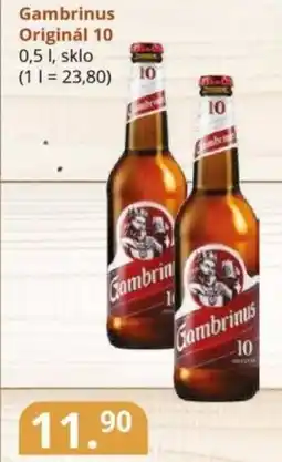 Potraviny CZ Gambrinus Originál 10 nabídka