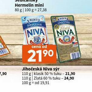 Terno Jihočeská niva klasik 50% nabídka