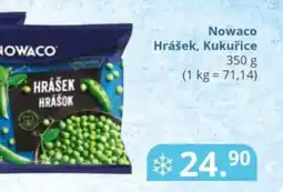 Potraviny CZ Nowaco Hrášek, Kukuřice nabídka
