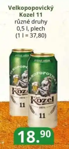 Potraviny CZ Velkopopovický Kozel 11 nabídka