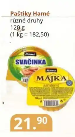 Potraviny CZ Paštiky Hamé nabídka