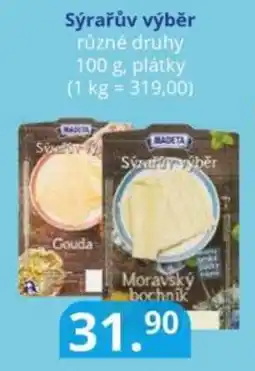 Potraviny CZ Sýrařův výběr nabídka
